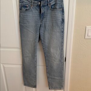 H&M Straight Regular Fit Jeans - Light Denim Blue